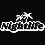 Hvidt night life logo